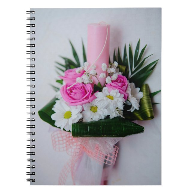Baptism candle notebook (Front)