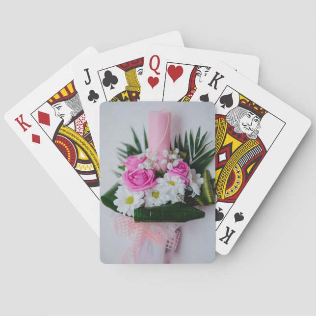 Baptism candle poker cards (Back)