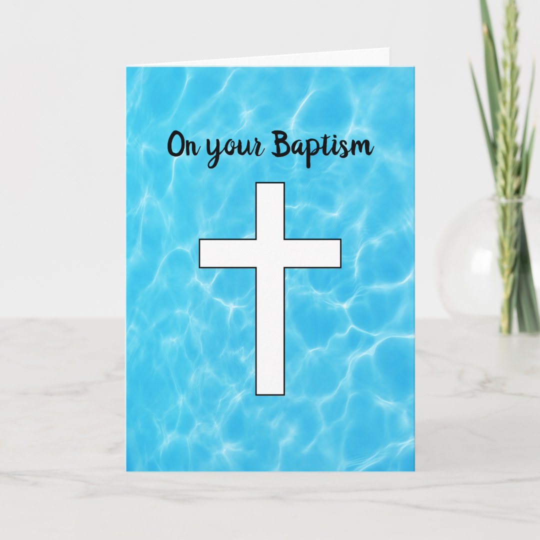 Baptism Card Zazzle