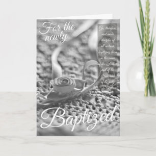 Baptism Card - Scripture