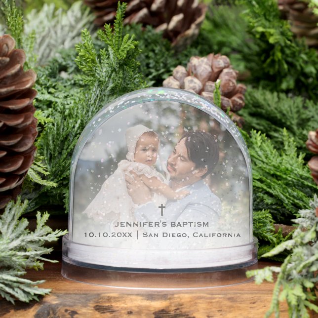 Baptism Christening Christian Religious Communion Snow Globe (Winter)