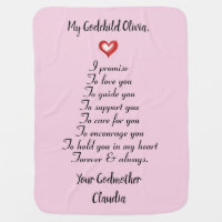 Baptism, Christening Gift F Godchild Girl, Custom 