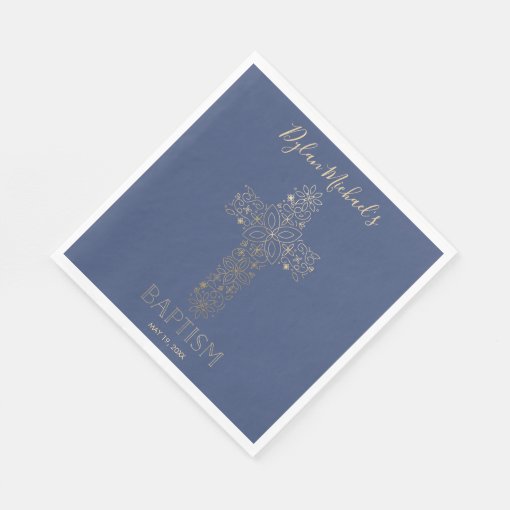 Baptism, Christening, Napkin Custom Paper Goods Zazzle