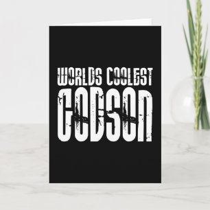 Baptism Christening Parties Worlds Coolest Godson Holiday Card
