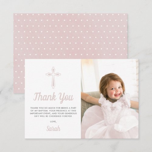 Baptism Christening Religious Pink Girl Photo