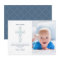 Baptism, Christening Thank You Card - Baby Photo