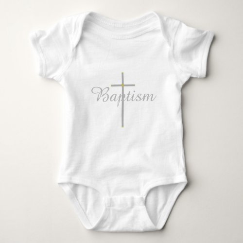 Baptism Cross Baby Shirt