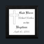Baptism, Customize Name & Date Gift Box<br><div class="desc">This gift box is great for a girl or boy, and is fully customizable! Just change the name, the "his/her", and the date.</div>