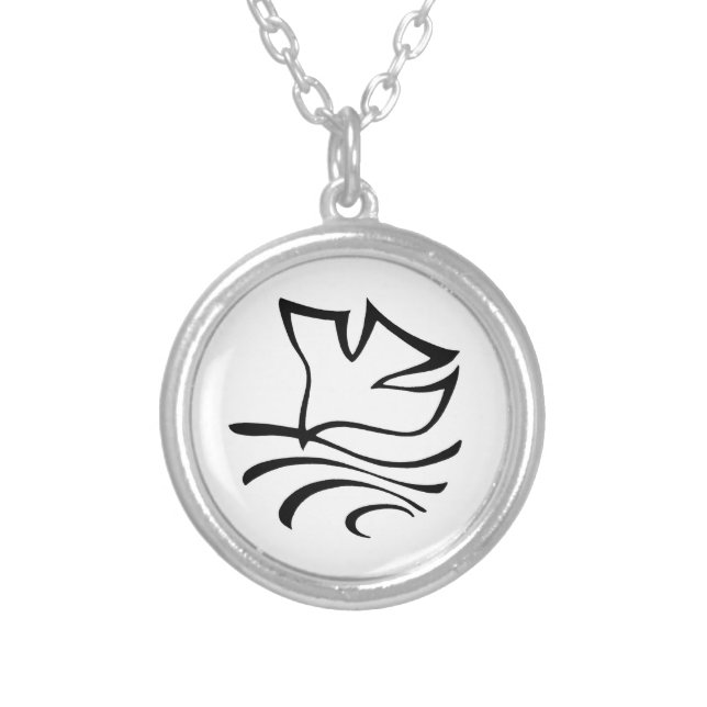 Baptism Dove Necklace (Front)