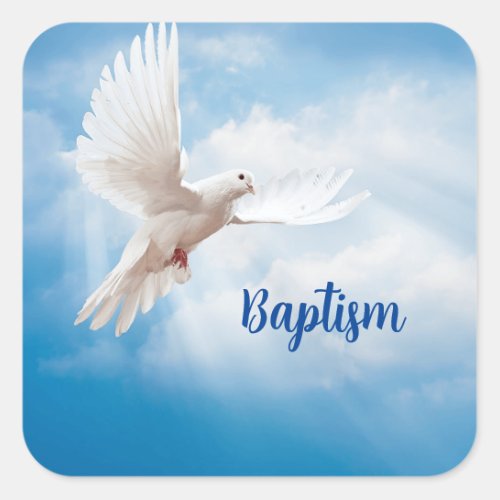 Baptism Dove Sticker