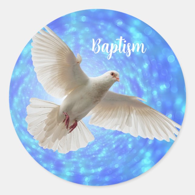 Baptism Dove Stickers (Front)