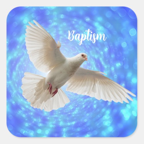 Baptism Dove Stickers