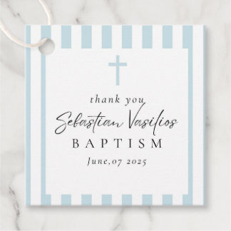 Baptism Favor Tag