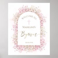 Baptism floral welcome