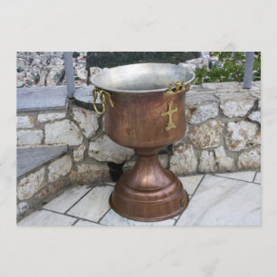 Baptism Font Invitation
