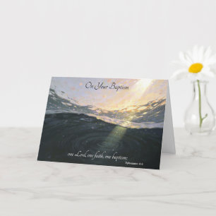 Baptism for Adult  Card
