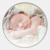 Baptism For Her | Simple Baby Girl Photo
