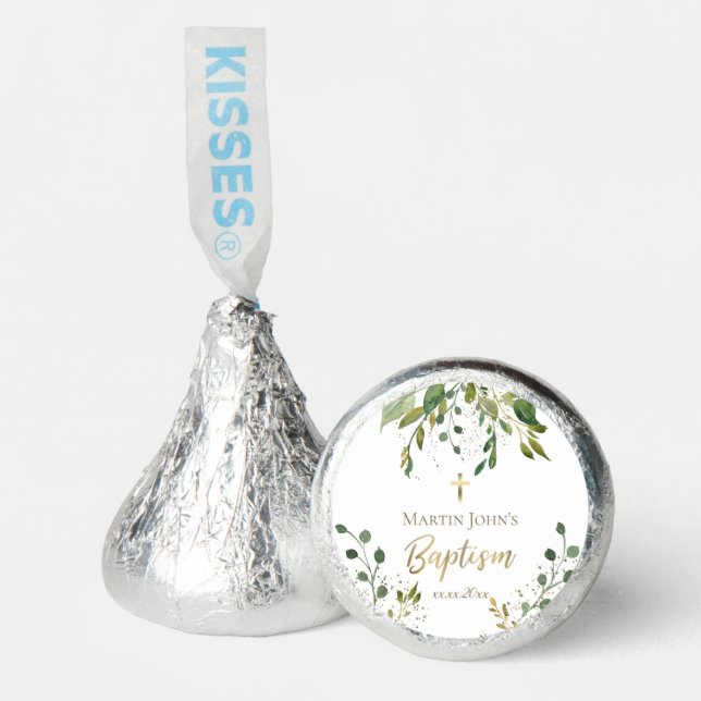 Baptism Hershey's Candy Favors (Front)