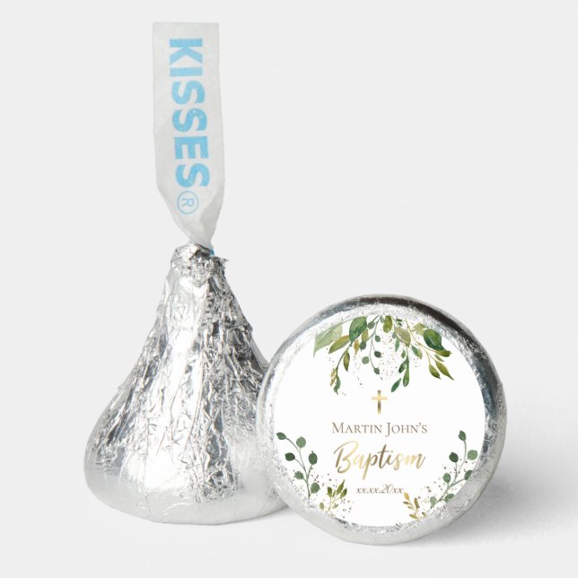 Baptism Hershey's Candy Favors (Front)