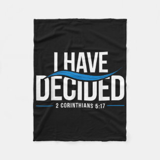 Baptism I Have Decided Baptized _1  Fleece Blanket