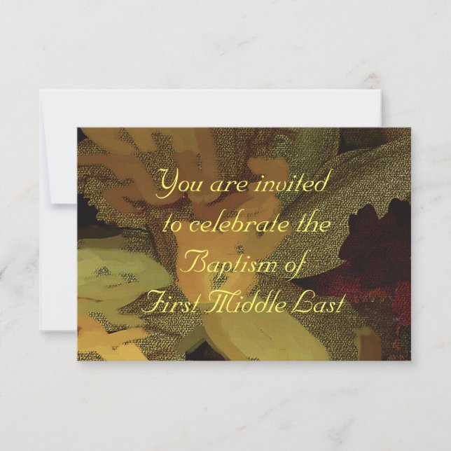 BAPTISM INVITATION (Front)