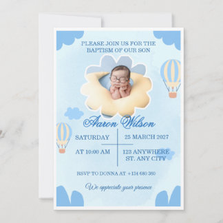 Baptism invitation