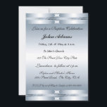 Baptism Invitation  Blue<br><div class="desc">Baptism Invitation  Blue</div>
