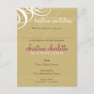 BAPTISM INVITE :: designer vogue 5