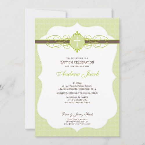 BAPTISM INVITE :: immaculate 2P