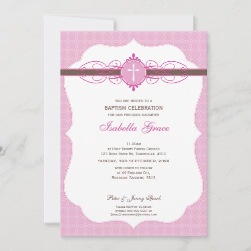 BAPTISM INVITE :: immaculate 4P