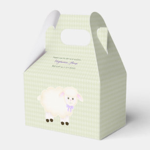 Baptism Lamb Favor Boxes