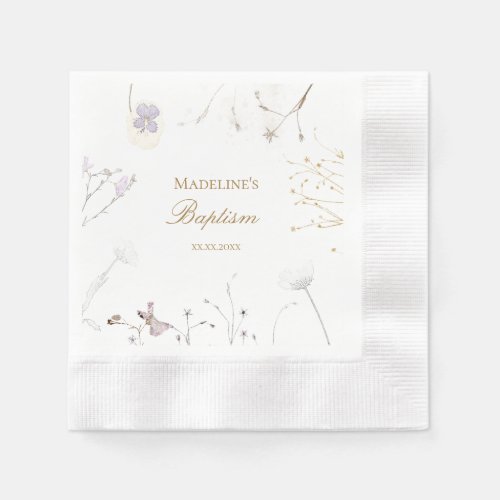 Baptism meadow flowers 