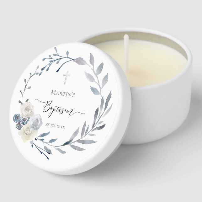 Baptism  mini candle favors (Corner)