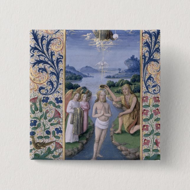Baptism of Christ Button (Front)