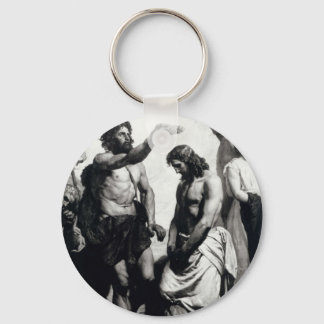 Baptism of Christ. circa 1879 Keychain
