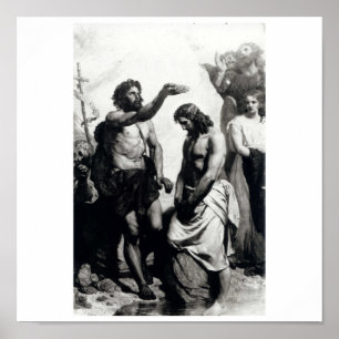 Baptism of Christ. circa 1879 Poster