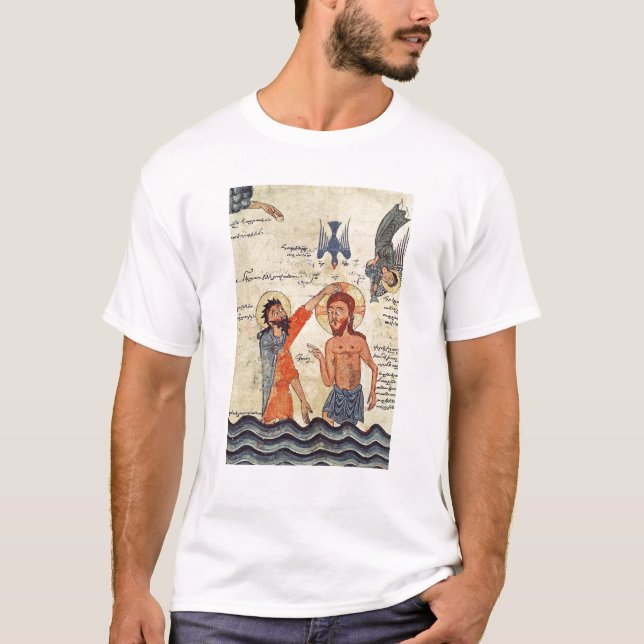 Baptism of Christ, from a Gospel T-Shirt (Front)