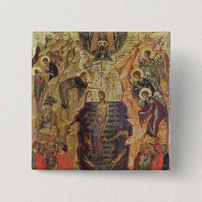 Baptism of Christ, from Sandzak Button (Front)