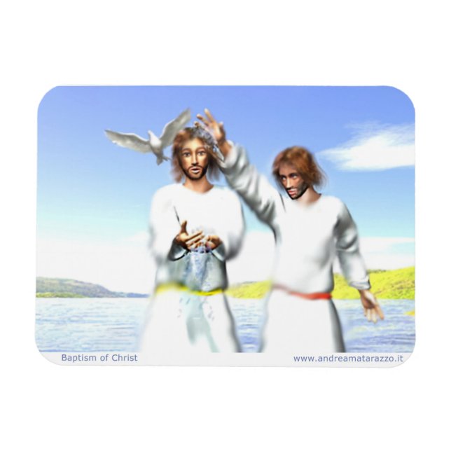 Baptism of Christ  Magnet (Horizontal)