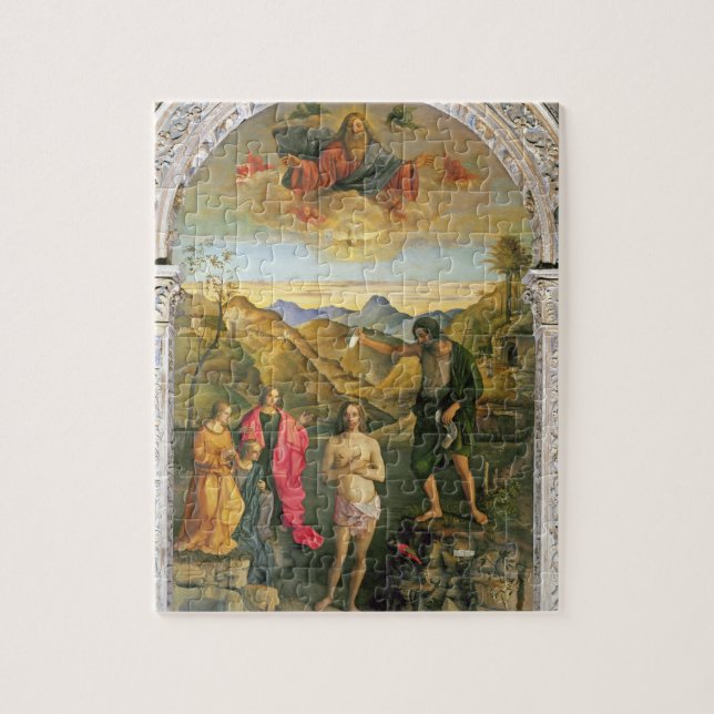 Baptism of Christ, St. John Altarpiece Jigsaw Puzzle (Vertical)