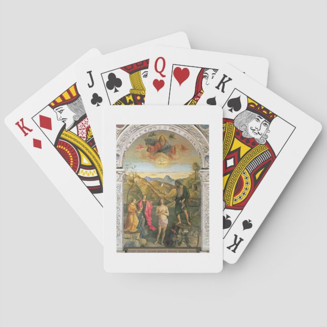 Baptism of Christ, St. John Altarpiece Poker Cards (Back)