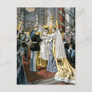 Baptism of Grand Duchess Tatiana, daughter of Postcard