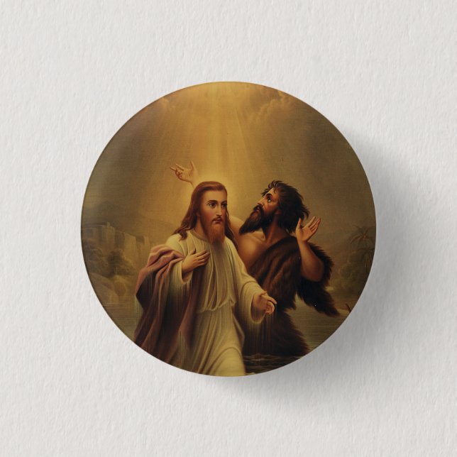 Baptism of Jesus Christ Button (Front)