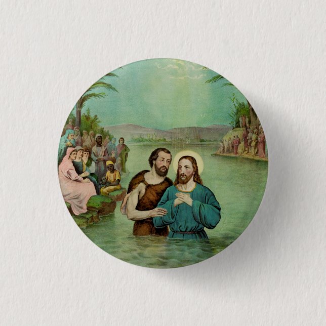 Baptism of Jesus Christ Button (Front)