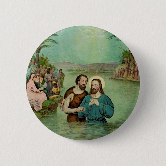 Baptism of Jesus Christ Button (Front)