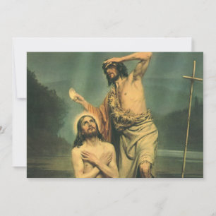 Baptism of Jesus Christ by John the Baptist Invitation
