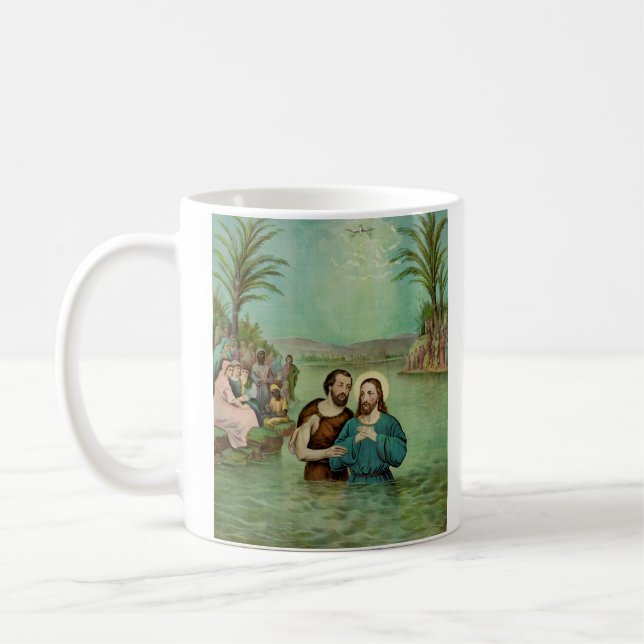 Baptism of Jesus Christ Coffee Mug (Left)