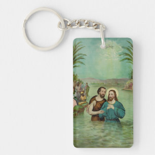 Baptism of Jesus Christ Keychain