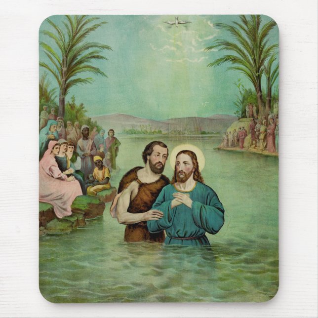 Baptism of Jesus Christ Mouse Pad (Front)