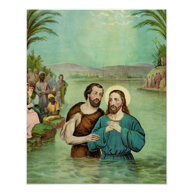 Baptism of Jesus Christ Photo Print (Front)